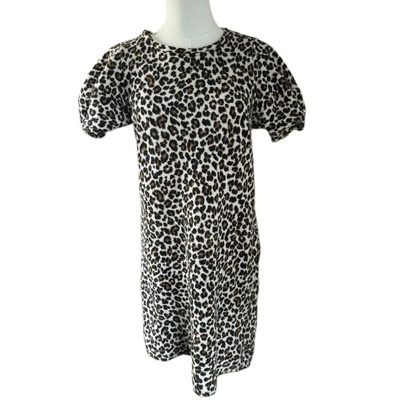 Velvet By Graham & Spencer Anthropologie Leopard Print Dress Women XS Maximalist - Picture 2 of 16